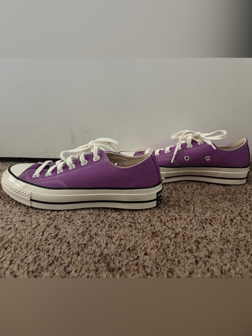 Converse Purple Chuck Taylor’s - Picture 3 of 6